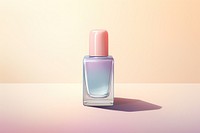 Nail polish bottle cosmetics perfume purple. 