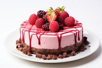 Raspberry cheesecake cream strawberry chocolate. 