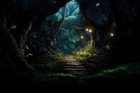 Magical forest outdoors fantasy nature. 