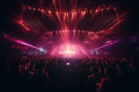 Concert audience nightlife nightclub light. AI generated Image by rawpixel.