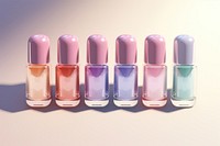 Nail polish cosmetics arrangement variation. AI generated Image by rawpixel.