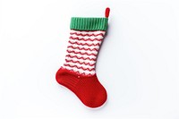 Christmas sock white background clothing stocking. AI generated Image by rawpixel.