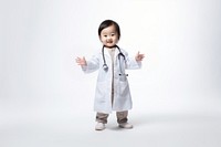 Chinese baby portrait doctor photo. 