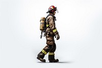 Firefighter helmet adult white background. AI generated Image by rawpixel.