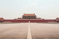 Tiananmen square architecture landscape building.