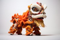 Chinese lion dance festival animal mammal. AI generated Image by rawpixel.