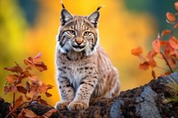 Bobcat wildlife animal mammal. 