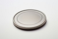 Coin silver plate white background. AI generated Image by rawpixel.