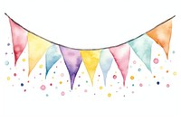 Party decoration backgrounds confetti white background. AI generated Image by rawpixel.