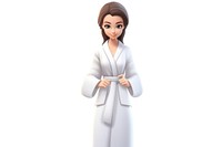 Woman cartoon white doll. AI generated Image by rawpixel.