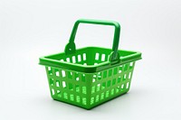 Basket plastic white background consumerism. AI generated Image by rawpixel.