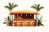 Architecture furniture outdoors resort. AI generated Image by rawpixel.