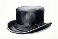 A bowler hat black white background headwear. 