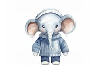Elephant character animal mammal toy. AI generated Image by rawpixel.