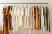 Closet store room arrangement. 