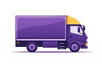 Truck vehicle van white background. AI generated Image by rawpixel.