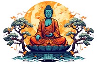 Chinese buddha male representation spirituality. AI generated Image by rawpixel.