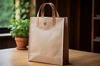 Paper shopping bag handbag accessories container. 