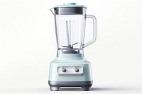 An electric blender mixer white background technology. 