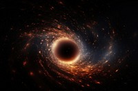 Blackhole space astronomy universe. AI generated Image by rawpixel.