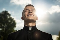 Christian priest adult male spirituality. AI generated Image by rawpixel.