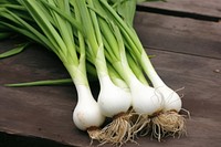Scallions vegetable plant food. AI generated Image by rawpixel.