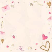 Valentine's paper texture background design