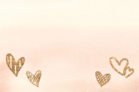 Valentines watercolor background design with copy space