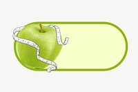 Apple diet slide icon