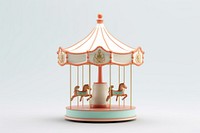 Carousel merry-go-round representation recreation. 