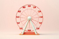 Ferris wheel fun ferris wheel recreation. AI generated Image by rawpixel.