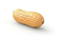 Peanut shell food white background freshness. AI generated Image by rawpixel.