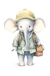 Animal elephant mammal cute. AI generated Image by rawpixel.