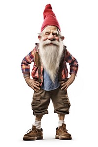 Gnome portrait adult beard. AI generated Image by rawpixel.
