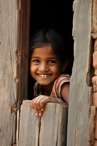Architecture smiling smile child. AI generated Image by rawpixel.