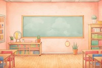 Kindergarten classroom architecture furniture building. AI generated Image by rawpixel.