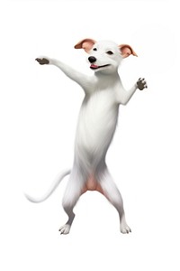 Dog dancing mammal animal pet. 