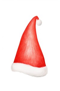 Christmas hat red white background confectionery. 