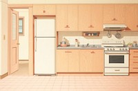 Kitchen refrigerator appliance sink. AI generated Image by rawpixel.