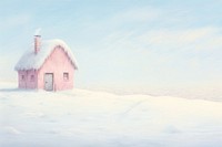 House snow architecture building. AI generated Image by rawpixel.