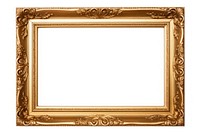 Golden picture Frame backgrounds frame white background. AI generated Image by rawpixel.