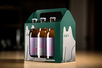 Beer bottle, drink packaging design