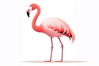 Wildlife flamingo animal bird. AI generated Image by rawpixel.