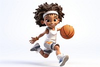 Basketball cartoon sports cute. 