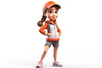 Sport cartoon sports doll. AI generated Image by rawpixel.