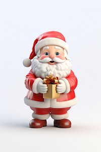 Santa claus christmas figurine cartoon. 