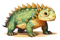 Dinosaur reptile cartoon animal. 