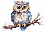 Animal owl drawing cartoon. AI generated Image by rawpixel.