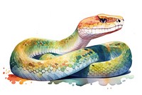 Snake reptile cartoon animal. AI generated Image by rawpixel.