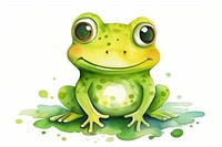 Frog green amphibian cartoon. AI generated Image by rawpixel.